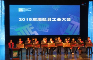 “神”祗忠勤丨公司荣获海盐县“415”工程龙头骨干企业称号